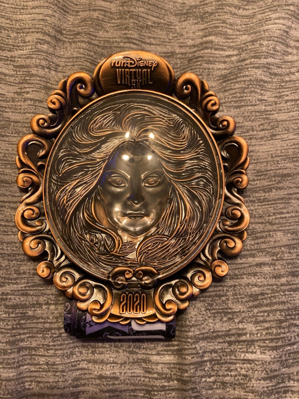 RunDisney Virtual Series Haunted Mansion Medal 2020 NEW